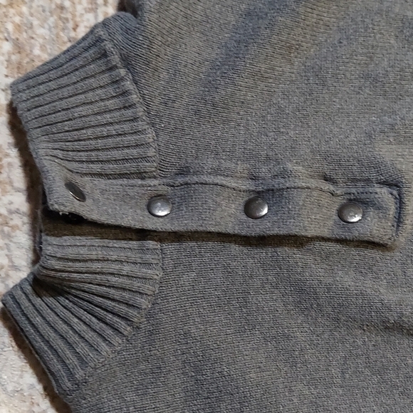 Dockers pullover sweater with snap buttons Size M - Picture 3 of 12